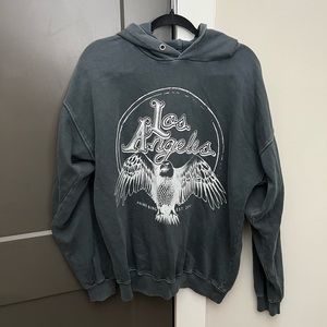 Anine Bing Los Angeles Eagle Hoodie Size Small